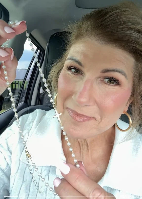 Cecilia & Grace jewelry worn in everyday life