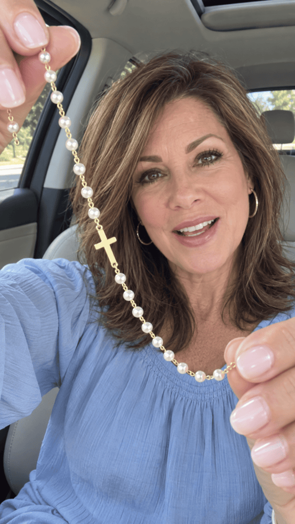 Cecilia & Grace jewelry worn in everyday life